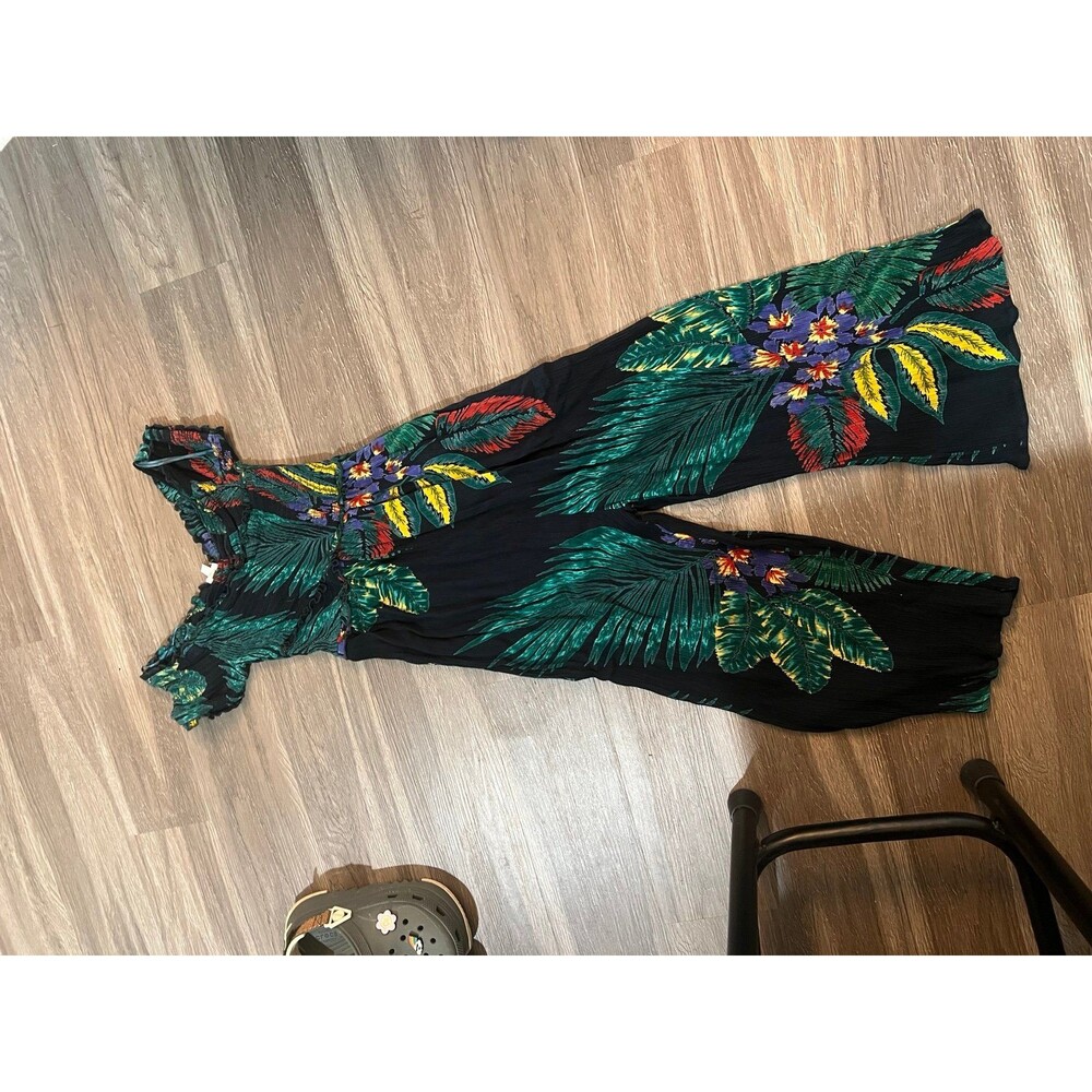 Patrons of Peace Jumpsuit Pant Jumper wide leg off shoulder romper pantsuit XS